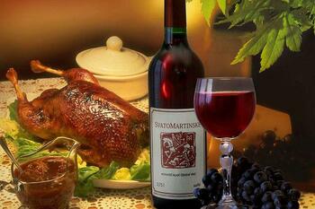 Svatomartinská večeře a vířivka v ceně