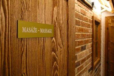 Masáže v hotelu Frymburk