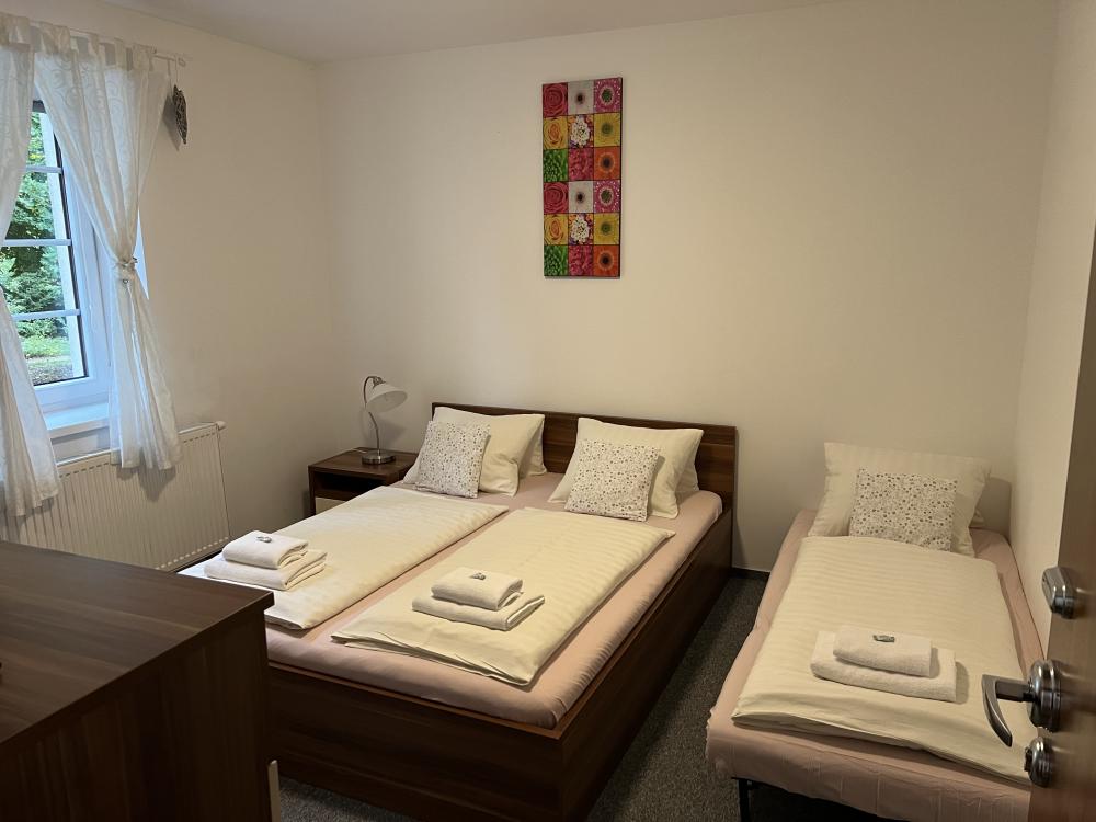 Triple room- double bed +single bed